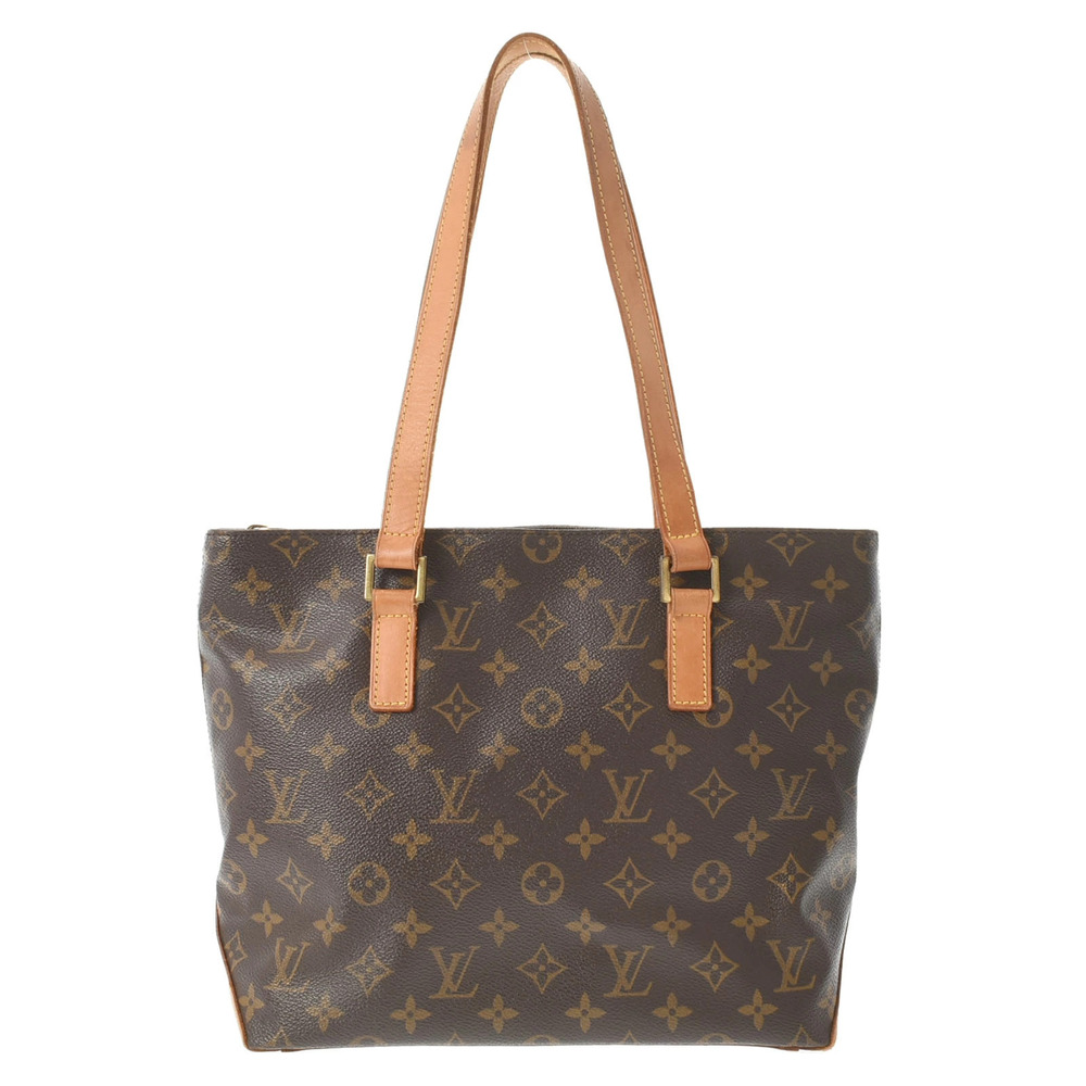 LOUIS VUITTON Monogram Cabas Piano Brown Canvas Tote Bag